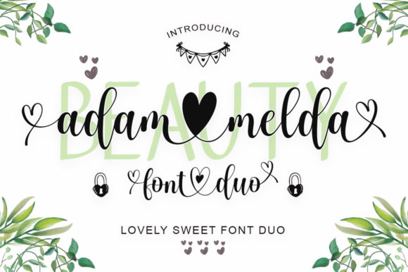 Adam Melda Lovely Font for Clear Campaigns