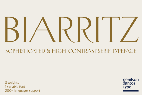 Biarritz Font Review: Elevating Web Design with Luxury Serifs