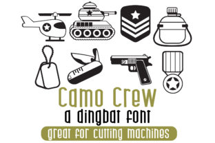 Camo Crew: A Tactical Font for Bold Web Design