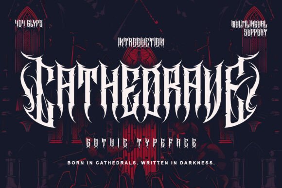 Cathedrave: A Gothic Typeface for Bold Web Design