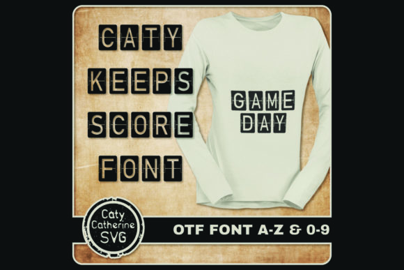 Caty Keeps Score: A Playful Decorative Font for Editors