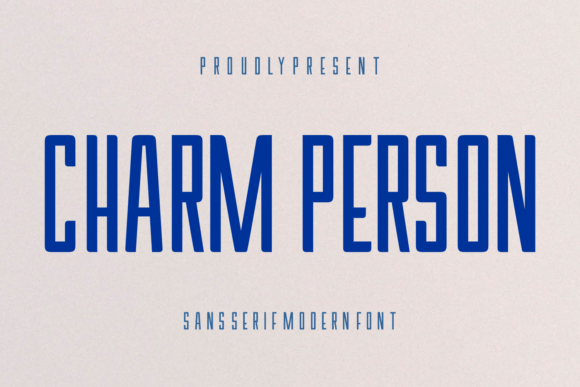 Charm Person Font for Handmade Makers