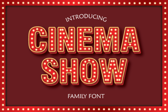 Cinema Show: The Decorative Font That Elevates Brand Identity