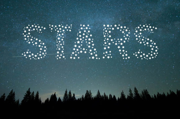 Color Stars: A Dreamy Decorative Font for Editors