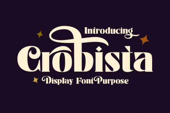 Crobista: A Serif Typeface for Editorial Design
