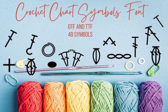 Crochet Chart Symbols Font for Clear Campaigns