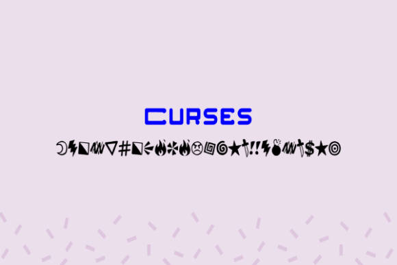 Curses: A Playful Freebies Font for Makers
