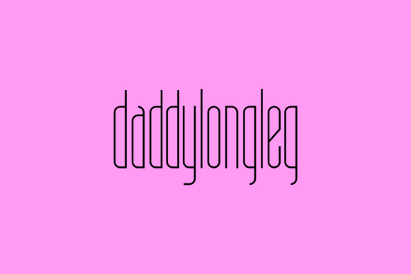 Daddy LongLegs: A Bold Typeface for Web Headers