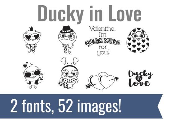 Ducky in Love: A Playful Typeface for Editorial Design