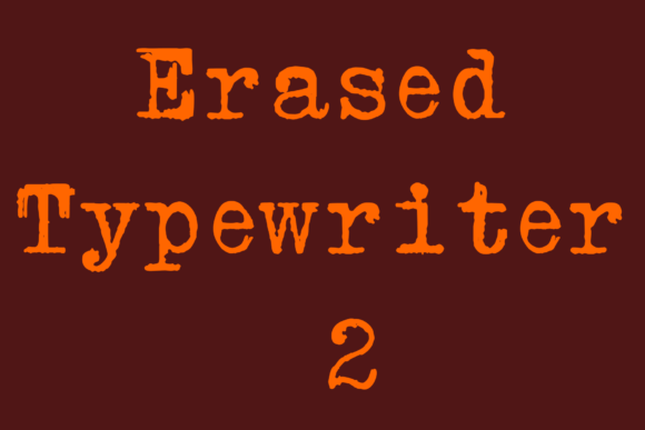 Erased Typewriter 2: A Distressed Serif Font for Bold Marketing