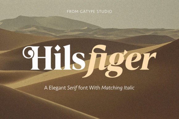 Hilsfiger: A Playful Serif Font for Bold Branding
