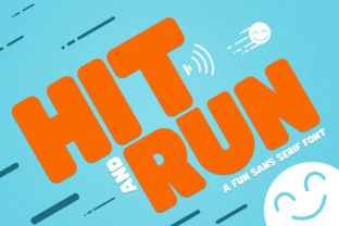 Hit and Run: A Playful Sans Serif Font for Web Design