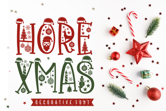 Hore Xmas: A Festive Display Font for Web Design