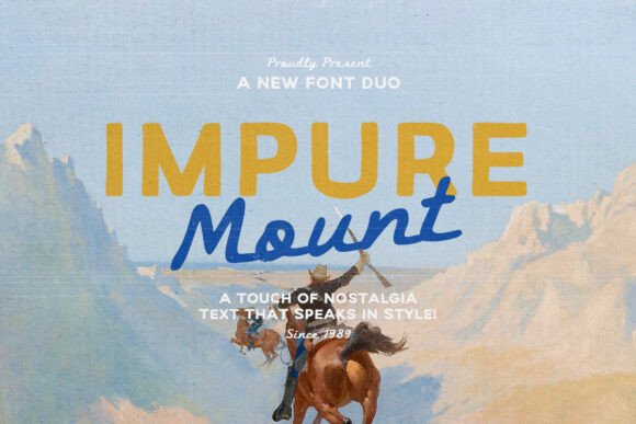 Impure Mount: A Handcrafted Typeface for Editorial Design
