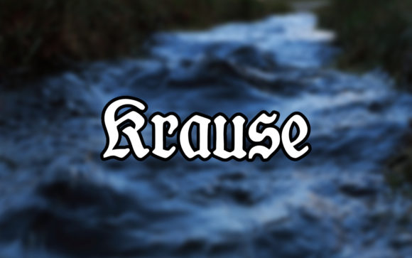 Krause Font: Bold Blackletter for Crafters