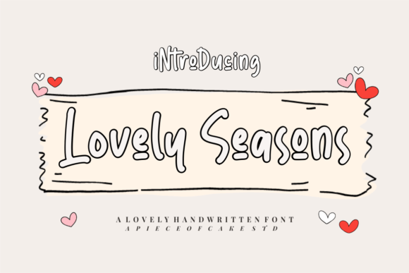 Lovely Seasons: A Handwritten Font for Small Business Branding