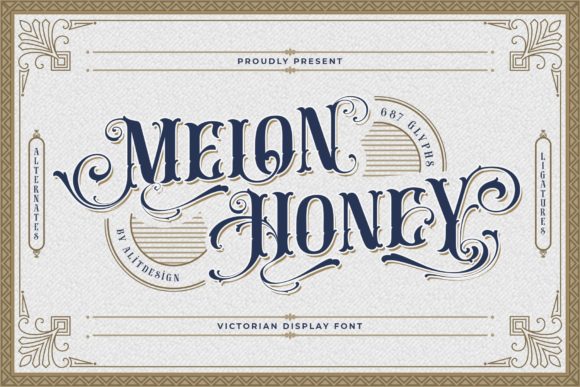 Melon Honey: A Distinct Blackletter Font for Editorial Design