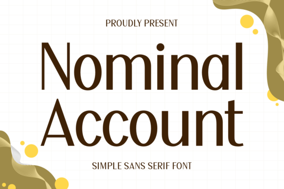 Nominal Account: The Modern Sans Serif Font for Marketers