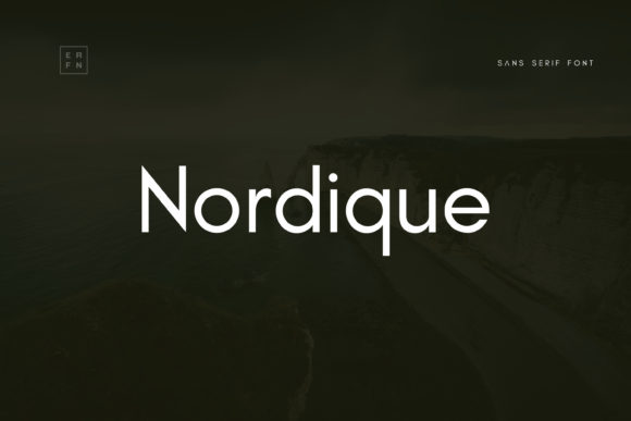 Nordique: A Minimal Sans Serif Font for Modern Brands