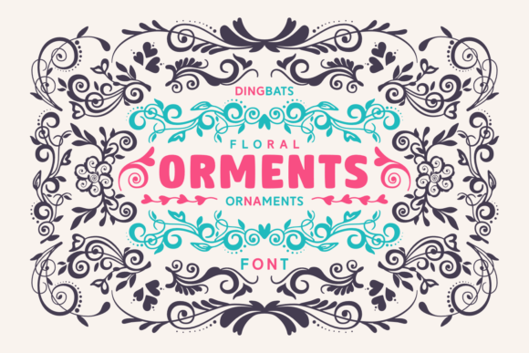 Orments Font: Adding Floral Charm to Brand Identity