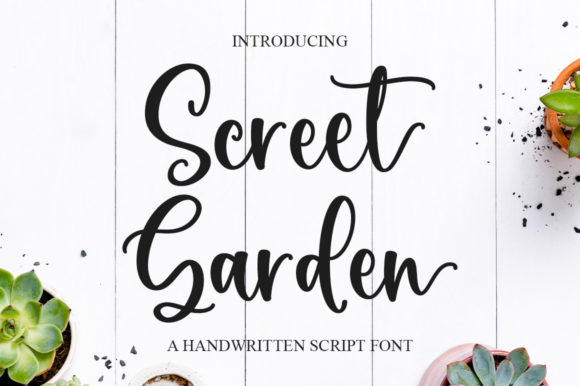 Screet Garden: A Timeless Handwritten Font for Makers