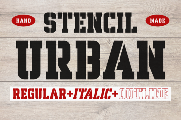 Stencil Urban: A Bold Slab Serif Font for Modern Brands