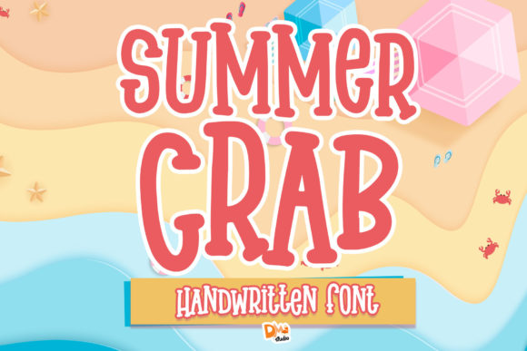 Summer Crab Font for Crafters & Sellers