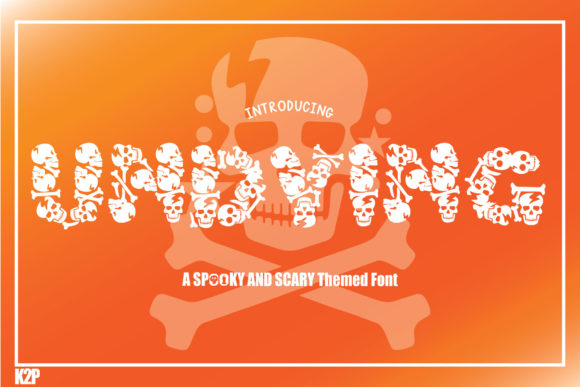 Undying Typeface: Bold Spooky Design